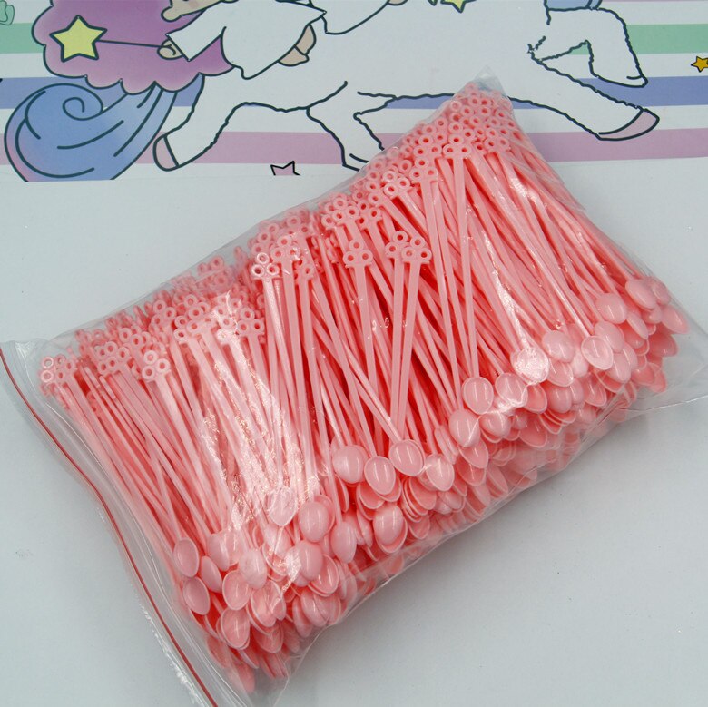 500g Mixing Spoon Clear/Fluffy Slime Box Popular Kids Food Play Toys For Children Charms Clay DIY Kit Accessories