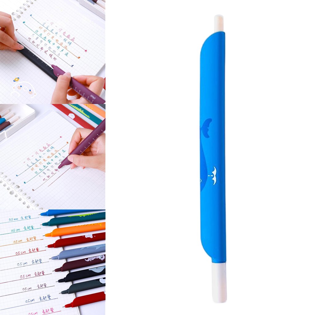Lovely Animals Print Gel Ink Pen 0.5 mm Extra-Fine Ballpoint Pen for Office: Style G