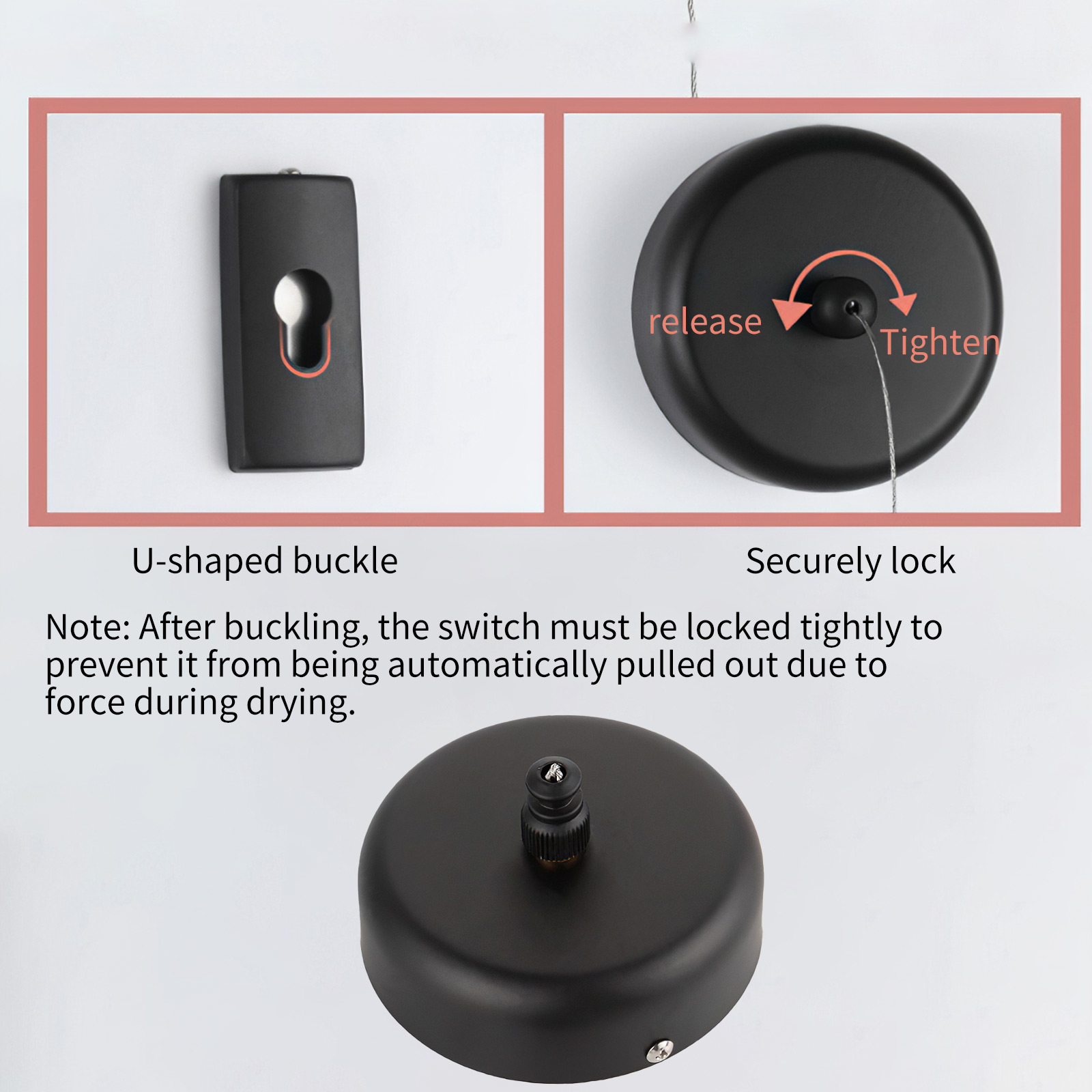 Clotheslines Portable Laundry Line Hanger Stainless Steel Clothes Dryer Organizer Home Storage Rack Wall-Mounted Clothing Line