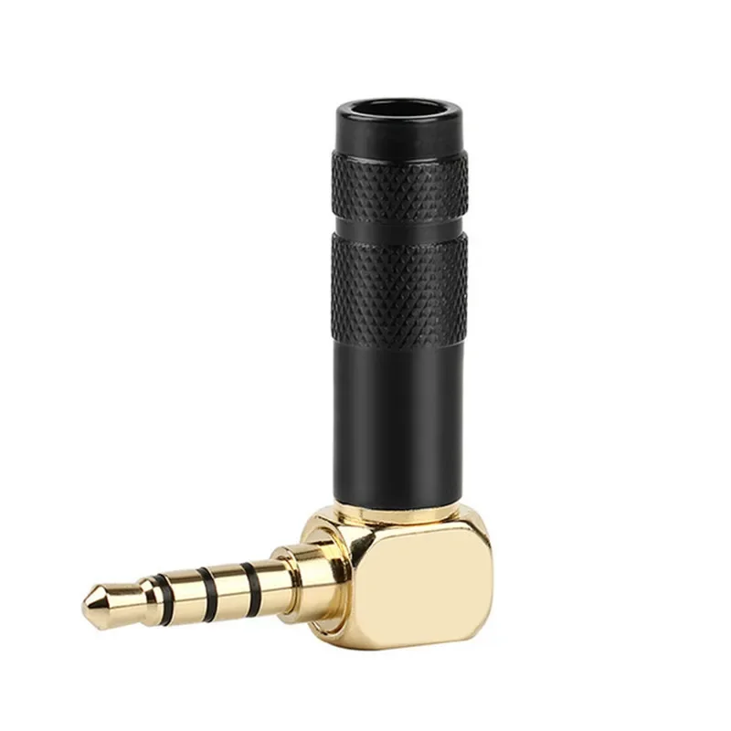 Conector Jack 3,5mm 90 grados para soldar 1/8 "3 4 polos conector de auriculares conector de Audio ángulo recto chapado en oro 3,5 electrónica de consumo: Verde /  Opción 2
