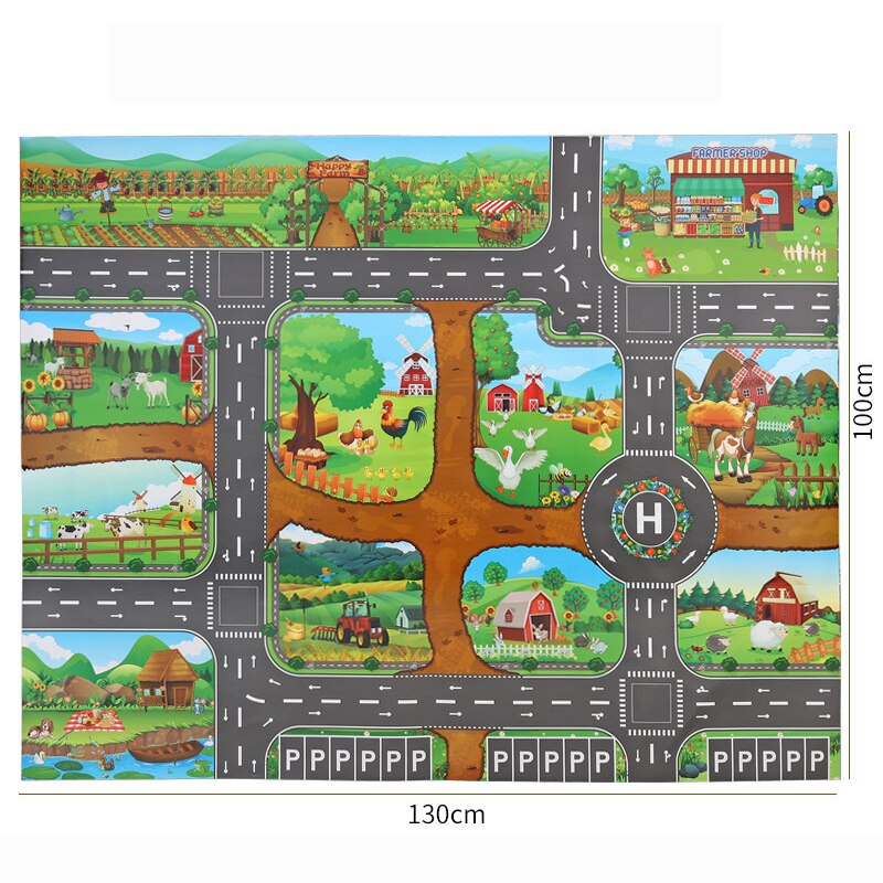 Ingegneria della lega Bulldozer gru costruzione camion RC Tower Designer per ragazzi gioca escavatore veicoli auto Set giocattoli per bambini: Happy farm