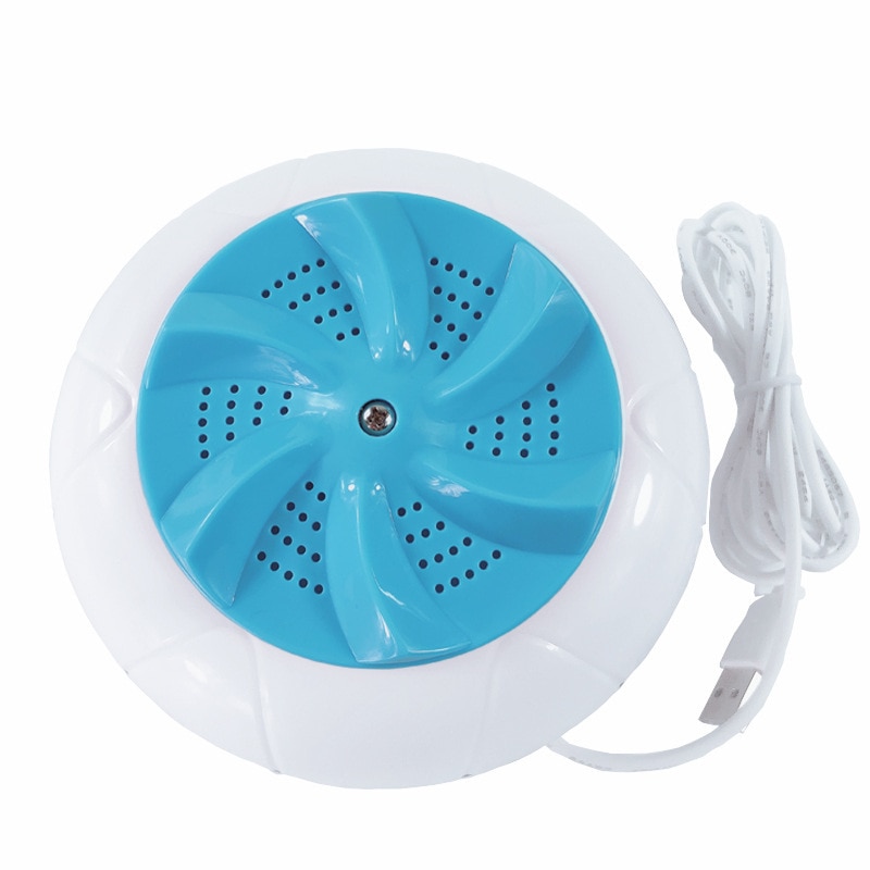 Vanddråbe vortex vaskemaskine mini bærbar vaskemaskine til hjemmet rejse tøj dtt 88: Blå