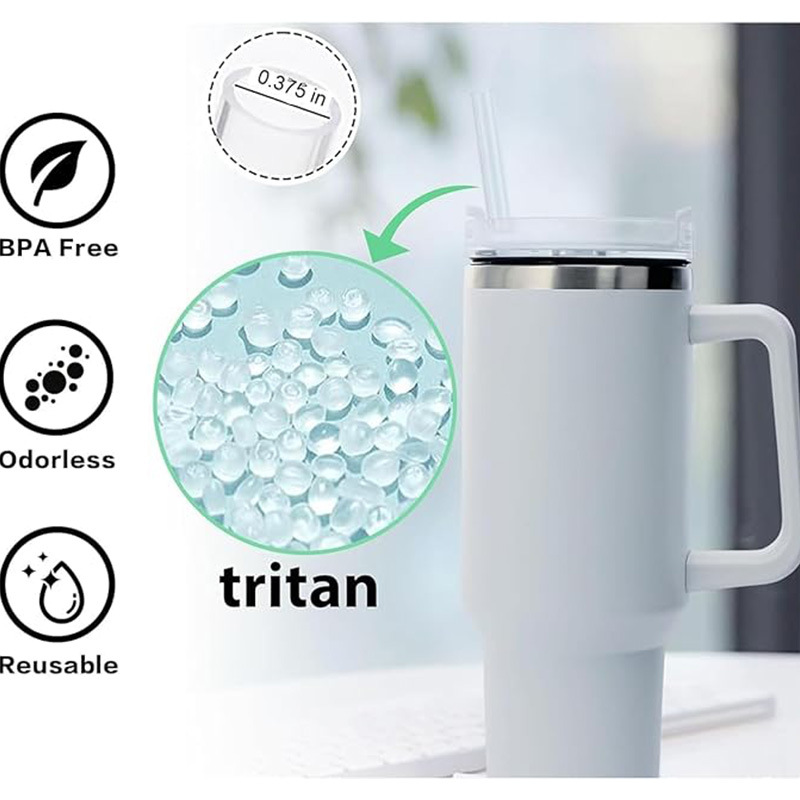 ZOSR]Replacement Straw For Stanley 40 Oz 30 Oz Cup Tumbler, 6 Pack Extra Long Reusable Straws For Stanley 40 Oz & Simple Modern Tumbler With Handle, Cup Straw For Stanley Tumbler Accessories - View #6