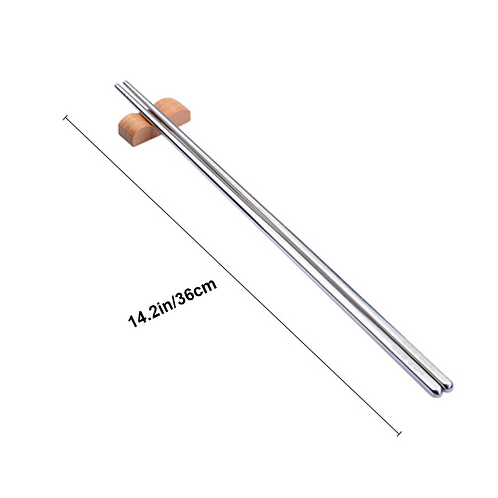 1Pair Extra Long 14 Inch Pot Chopsticks Cooking Frying Noodle Chopsticks Stainless Steel Chinese Food Sticks Sushi Hashi