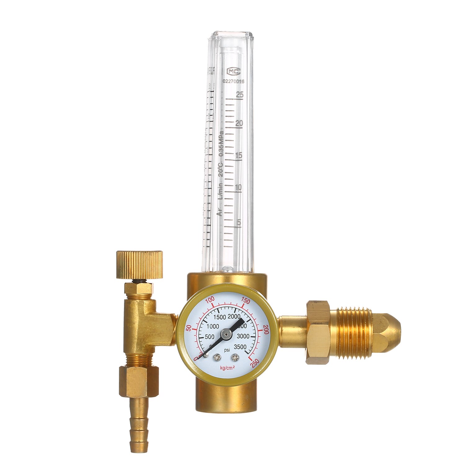 Flow Meter Argon Carbon Dioxide CO₂ Mig Tig Flowmeter Control Valve Gas Regulator Pressure Reducer Flow Gauge Welding Accessory