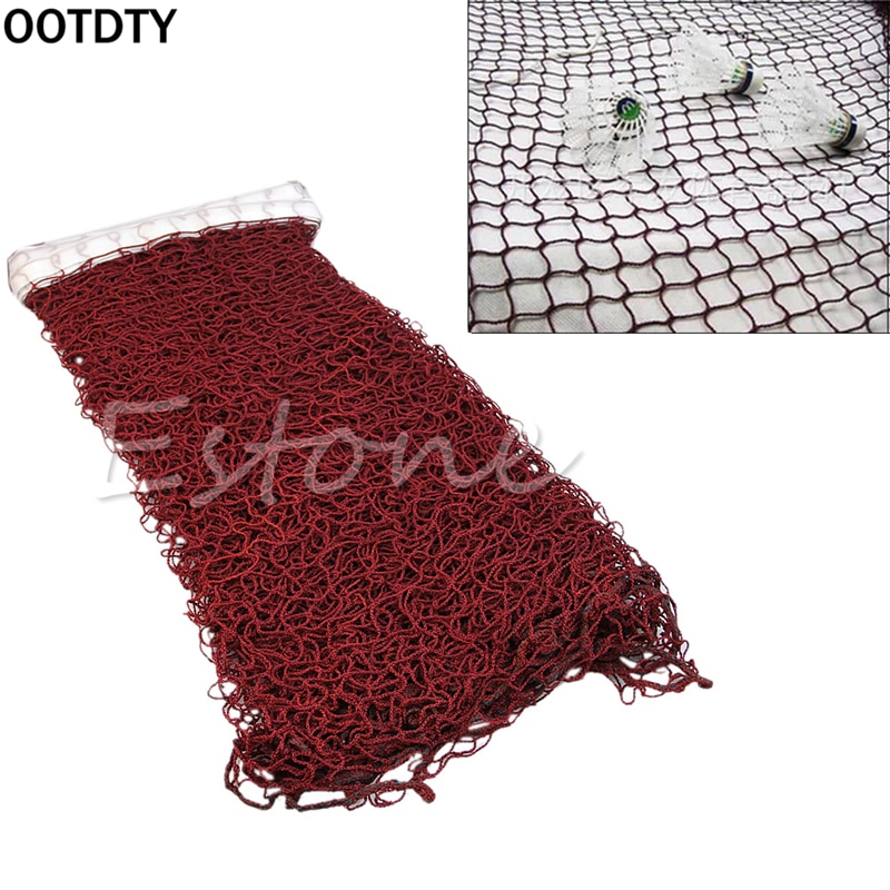 Ootdty 6.1m x 0.75m profissional esporte treinamento padrão trançado badminton net novo
