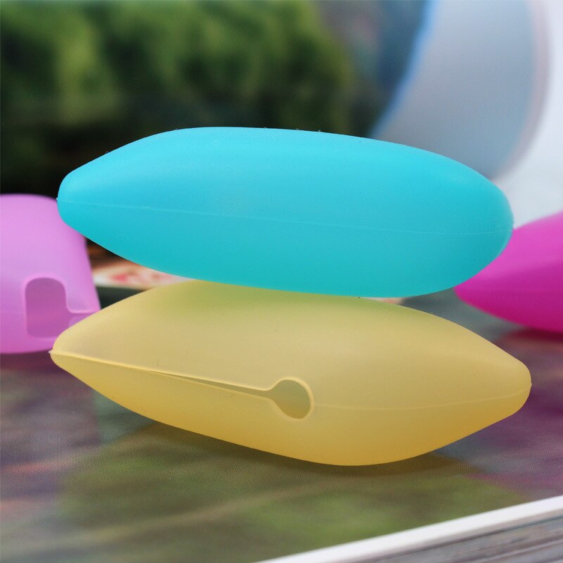 Silicone Toothbrush Holder Antibacterial Toothbrush Cover Holder For Mirror/Shower Bathroom Or In Travel