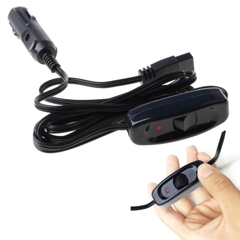2M Cigar Plug 12V 10A DC Power Cable Cord for Car Cooler Box Mini Fridge