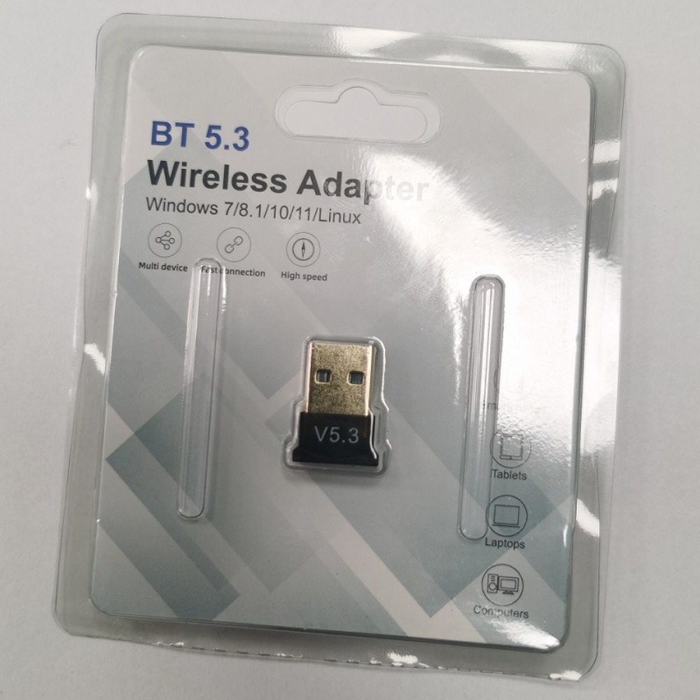 USB Bluetooth 5.3 Adapter Computer PC Laptop Tablets Transmitter Receiver Bluetooth Dongle 20M Wireless USB Bluetooth