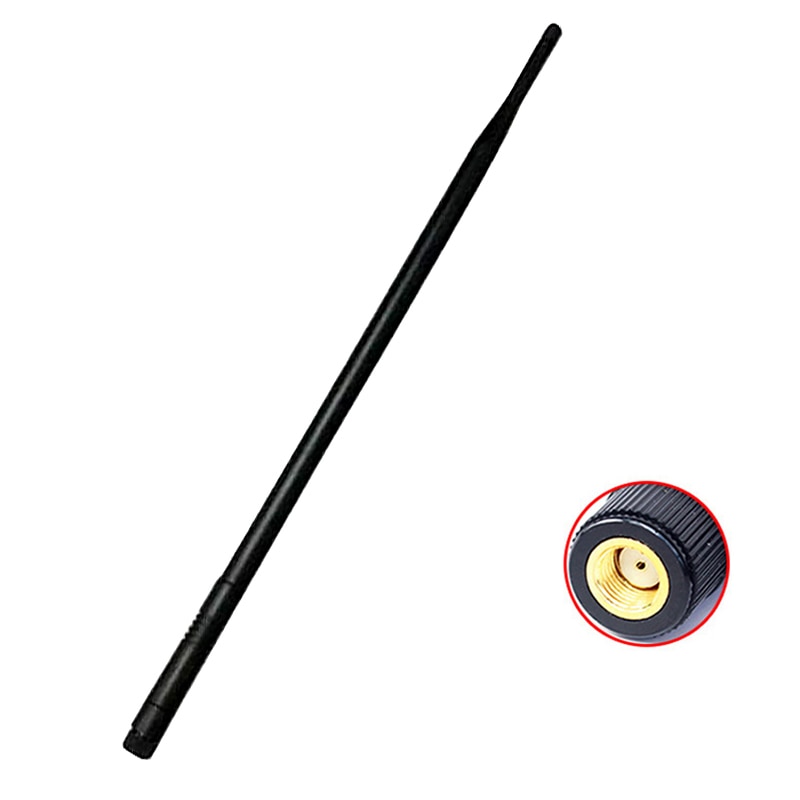 Antenna WIFI 12dbi 2.4G/5.8G Dual Band A Palo SMA Maschio Con - Foto 5