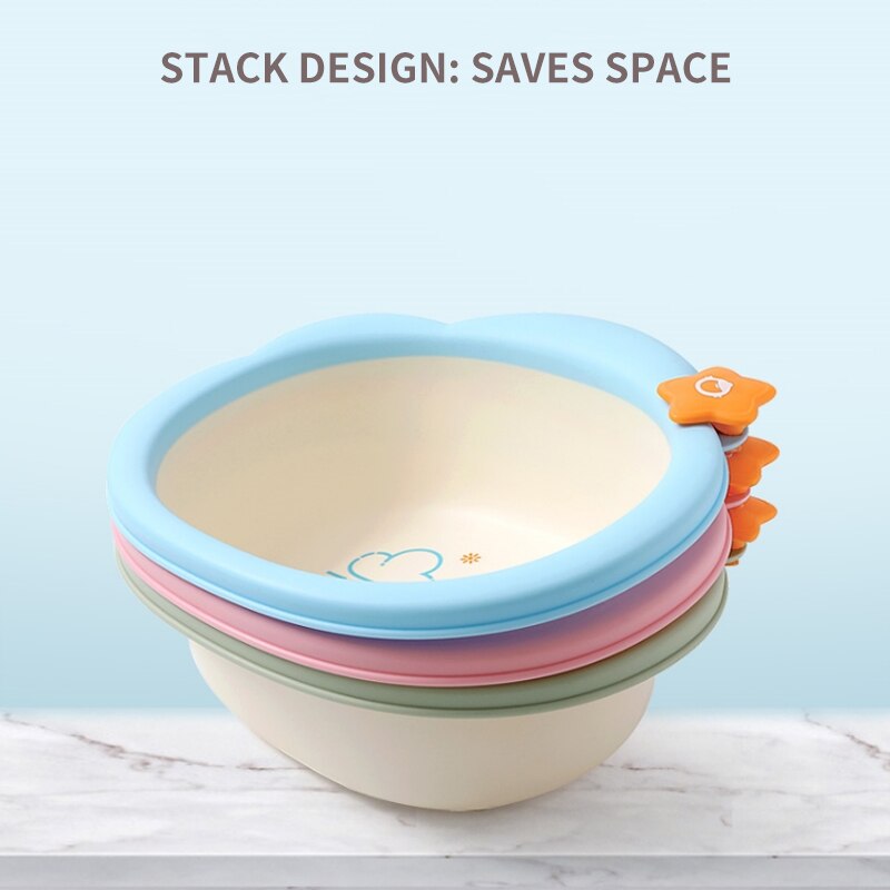 Baignoire épaissie de bébé de lavabo de bain de pied de baignoire de bébé qui respecte l'environnement en plastique de Silicone portatif avec le modèle de bande dessinée diverses couleurs