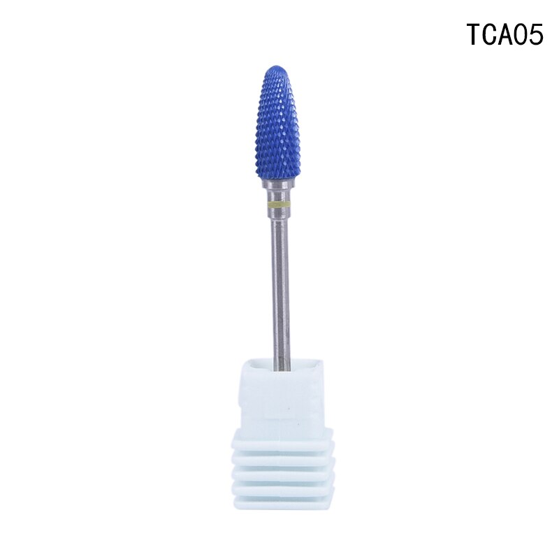 1pc keramische slijpkoppen voor het frezen van hardmetalen nagelboortjes, manicuremachines en freesjes voor acrylnagellak.: 5