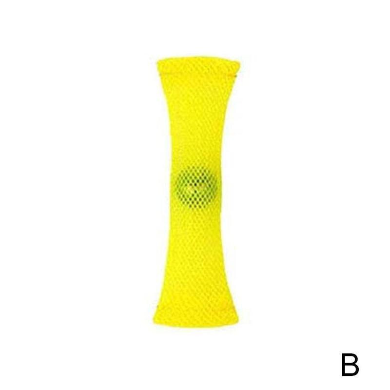Marble Mesh Sensory Toys Marbles Ball Toys Stress Relief Bend Hand Fidget Toys Easy Mesh Braided Mesh Marble G9X8: yellow
