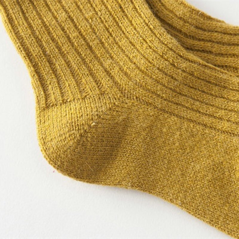 10 paare/los Winter freundlicher Dicke Socken Warme Wolle freundlicher Socken Baby Socken 2-8 Y Mädchen Jungen Feste Socken