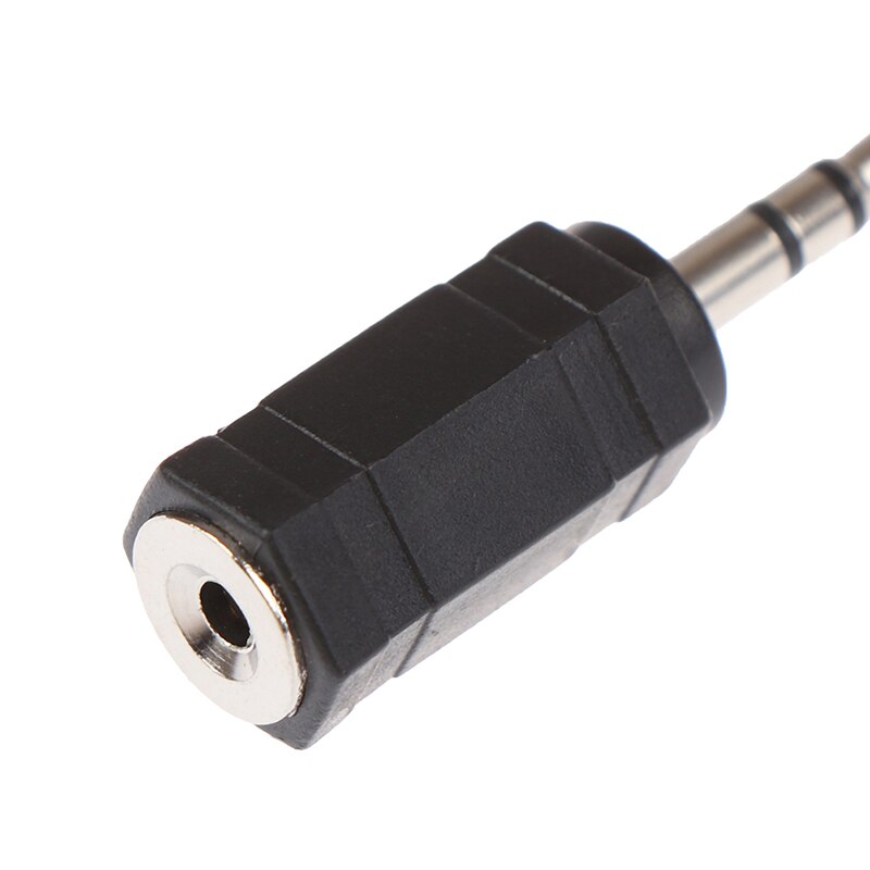 2Pcs 3.5mm male to 2.5mm female stereo audio mic plug adapter mini jack cable