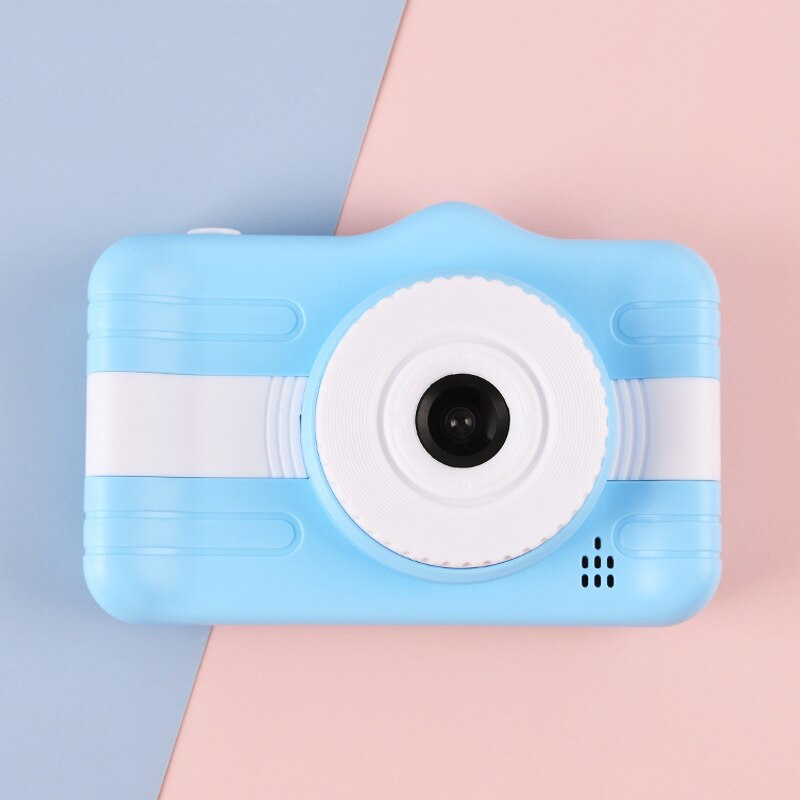 Slimme Kinderen Camera Voor Schieten Foto 3.5 "Dual Lens 12MP Digitale Speelgoed Camera Mini Foto Video Camera Voor kinderen Meisjes: Blue / 32Gb Card