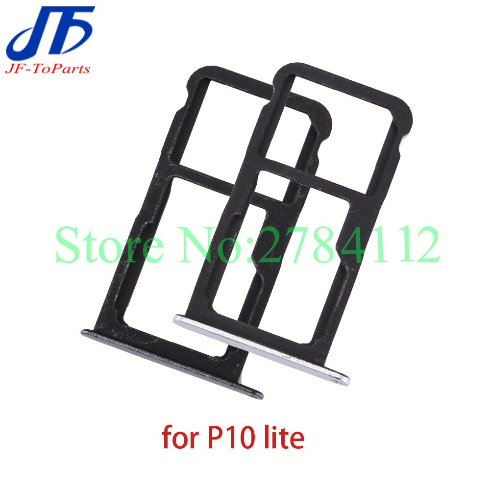 10pz di Ricambio per Huawei P10 P20 Lite pro SIM fessura per Schede SD Vassoio di Carta Del Supporto Adattatore di Montaggio Parti di Riparazione del Telefono mobile