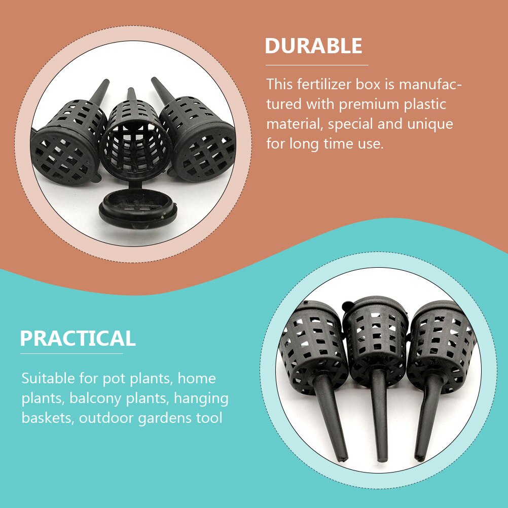 150pcs Gardening Fertilization Box Fertilizer Holder Fertilizer Mesh Baskets