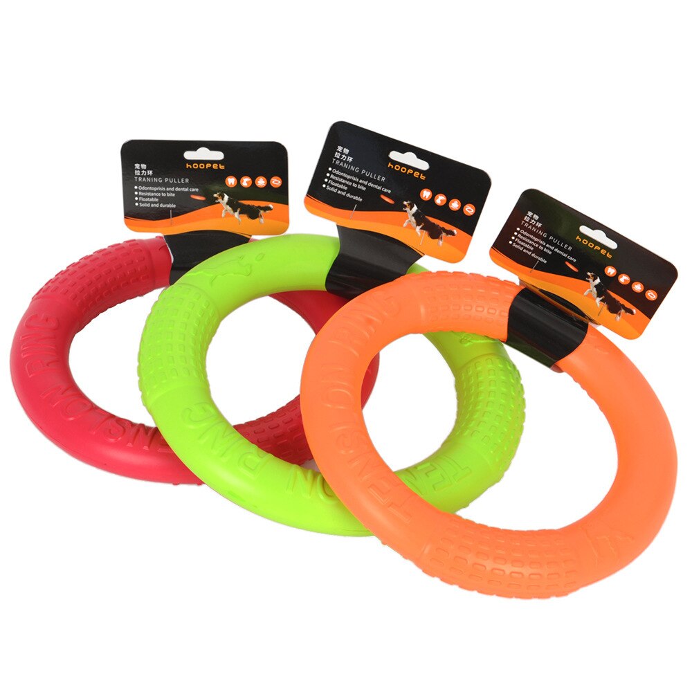Anillo de formación para perros, resistente a mordeduras, discos voladores para mascotas, EVA, juguete Edge, Pastor, Rally, interactivo