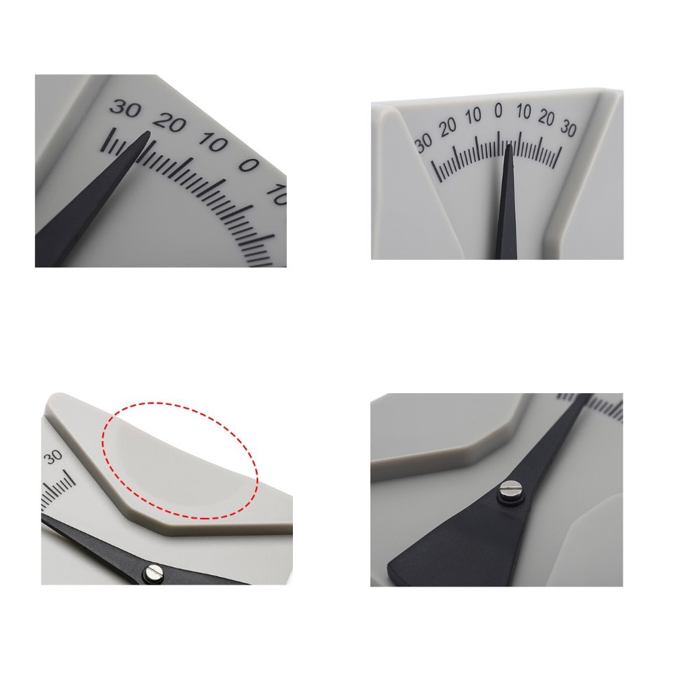 Règle de l'angle des lunettes | Outil de mesure, rapporteur règle de l'angle des lunettes mesure de l'angle de pantoscopique 5 pièces