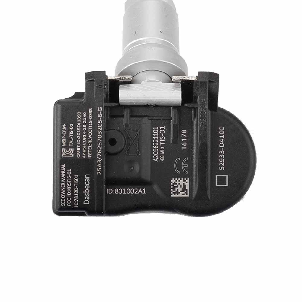 G-Onderdelen Auto Bandenspanning Monitor Sensor Systeem Tpms 433 Mhz Fit Voor Hyundai Kia 52933-D4100 52933-F2000 52933-D9100