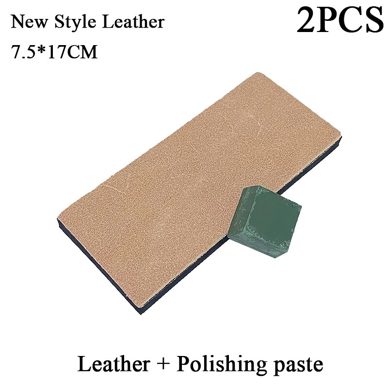 Sharpened Leather Knife Sharpener Compound Grinding Knife Paste Sharpening Wax Grinding Polishing Leather Machine Honing Strop: L