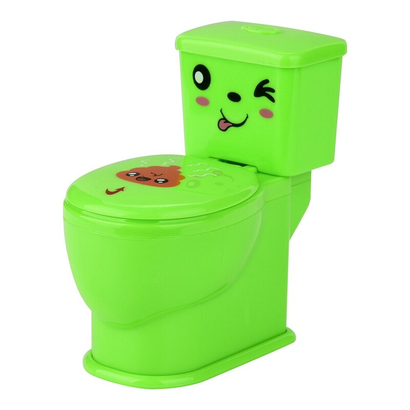 FBIL-Mini broma Squirt Agua pulverizada inodoro complicado asiento del inodoro divertidos bromas juguetes antiestrés juguete de broma para niños divertido Pla