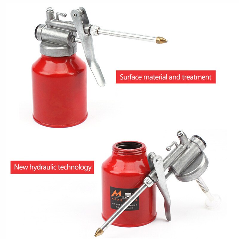Aceitera, aceite lubricante, máquina de metal y plástico, recipiente para aceite, manguera extendida, bomba de alta presión, pistolas de grasa, herramienta de reparación de automóviles