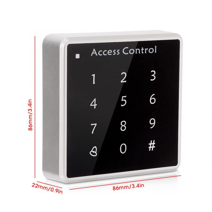 Dør adgangskontrol 125 khz id-kort berøring digital tastatur indtastning af password maskine wiegand 26