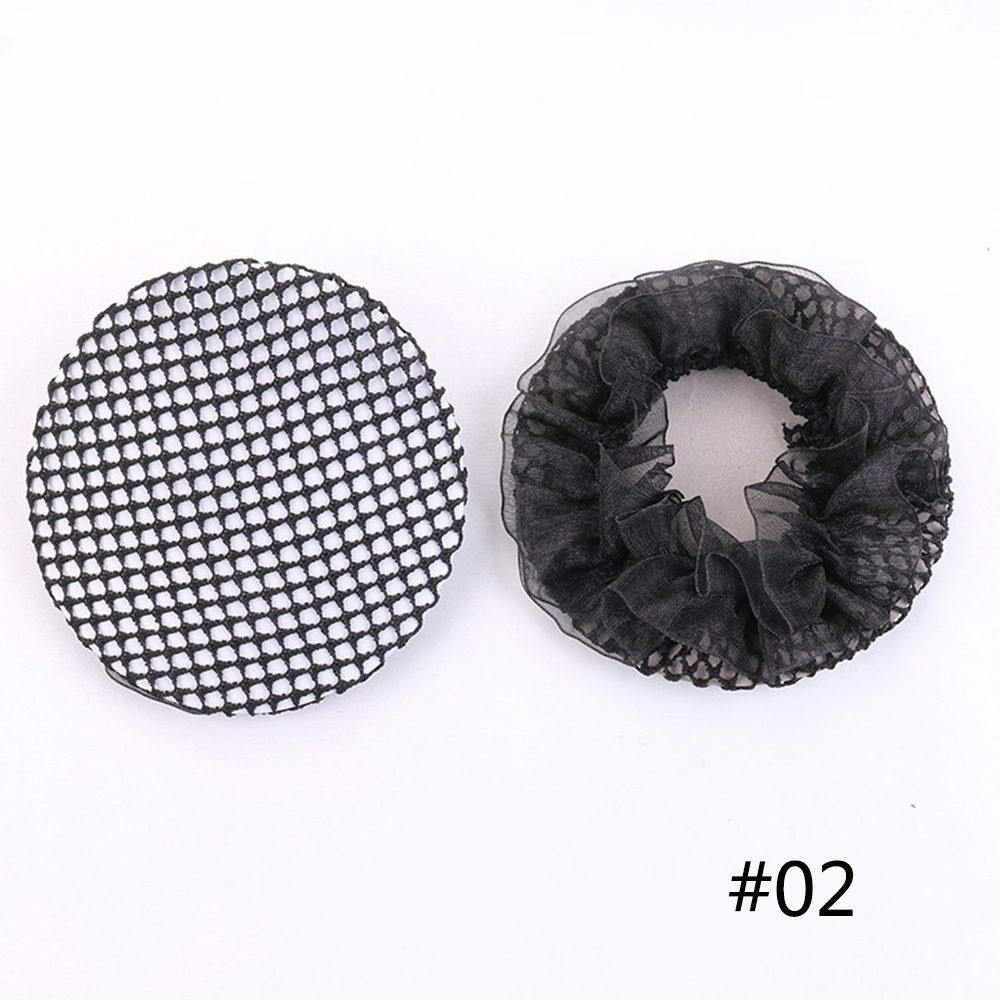 Frauen Haarnetz Headwear Ballett Disk Haar Snood Netze Für Perücken Unsichtbare Tanzen sportlich Haar Netz Haar Zubehör: 02