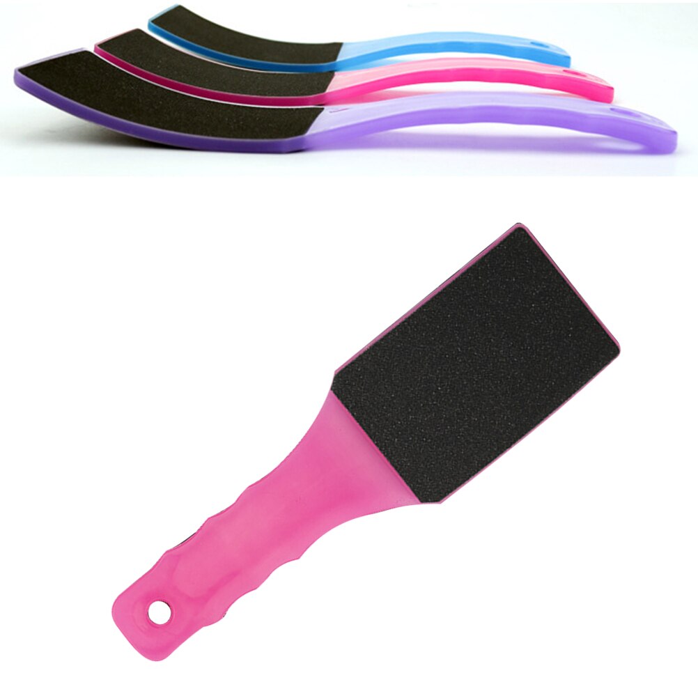Double-sided Pedicure Foot File Exfoliating Brush Feet Rasp Foot Care Tool (Random Color)