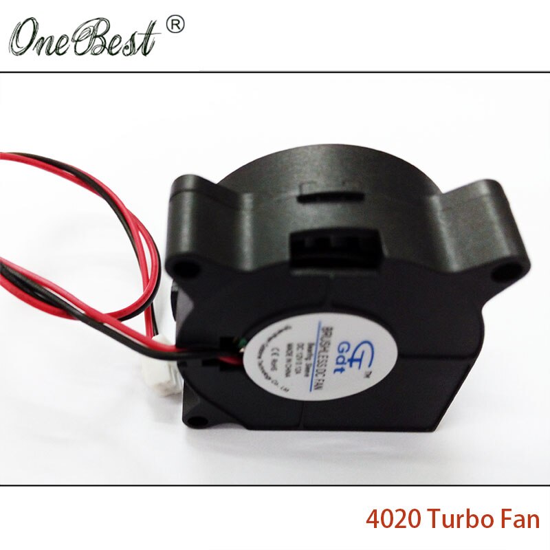 DIY Teile 4020 Lüfter 12V 0.12A 5000RPM Turbo Fan 40x40x20mm Bürstenlosen Fan 3D Drucker Zubehör freies