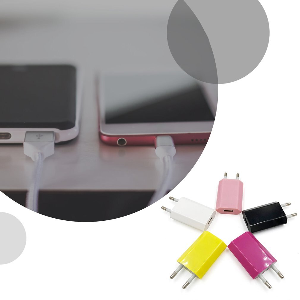 Eu/Us Plug Usb Charger 5V 500Mah Ac Wall Usb Home Reizen Power Adapter Voor Apple Voor iphone Voor Android Telefoon Oplader