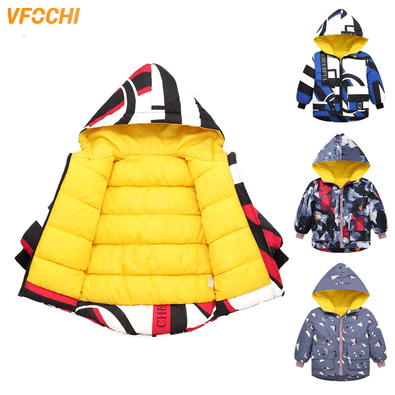 VFOCHI Jongen Meisje Down Jassen Kids Jacket Parka 4 Kleur Kinderen Snowsuit Unisex Jongen Meisje Dikke Hoodie Winter uitloper