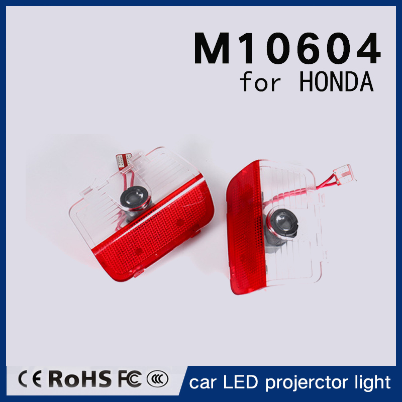 3D HD Schatten Projektor LED Willkommen Tür Lichter Original Willkommen Lampen Ersatz Für Honda Übereinstimmung überqueren Spirior bürgerlich UR-V