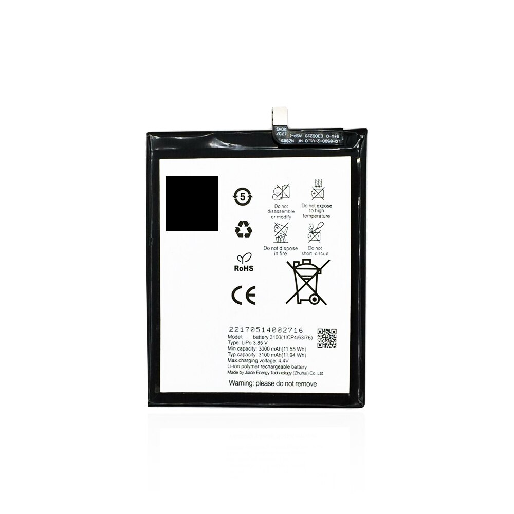 Batería interna compatible smartphone para BQ Aquaris X / X Pro (3.8V, 3100 mAh, 1ICP4/63/76)