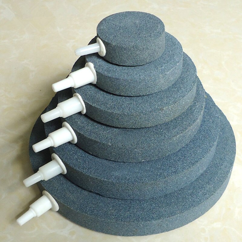 Bubble stone luftare för akvarie akvarium pump hydroponisk syreplatta mini luftpump tillbehör 4/5/6/7/8cm