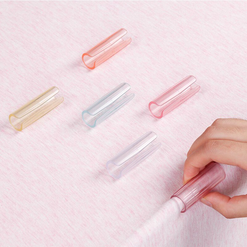 12pcs Bed Sheet Clips Plastic Slip-Resistant Clamp Quilt Bed Cover Grippers Fastener Mattress Holder For Sheets Home Clothes Peg
