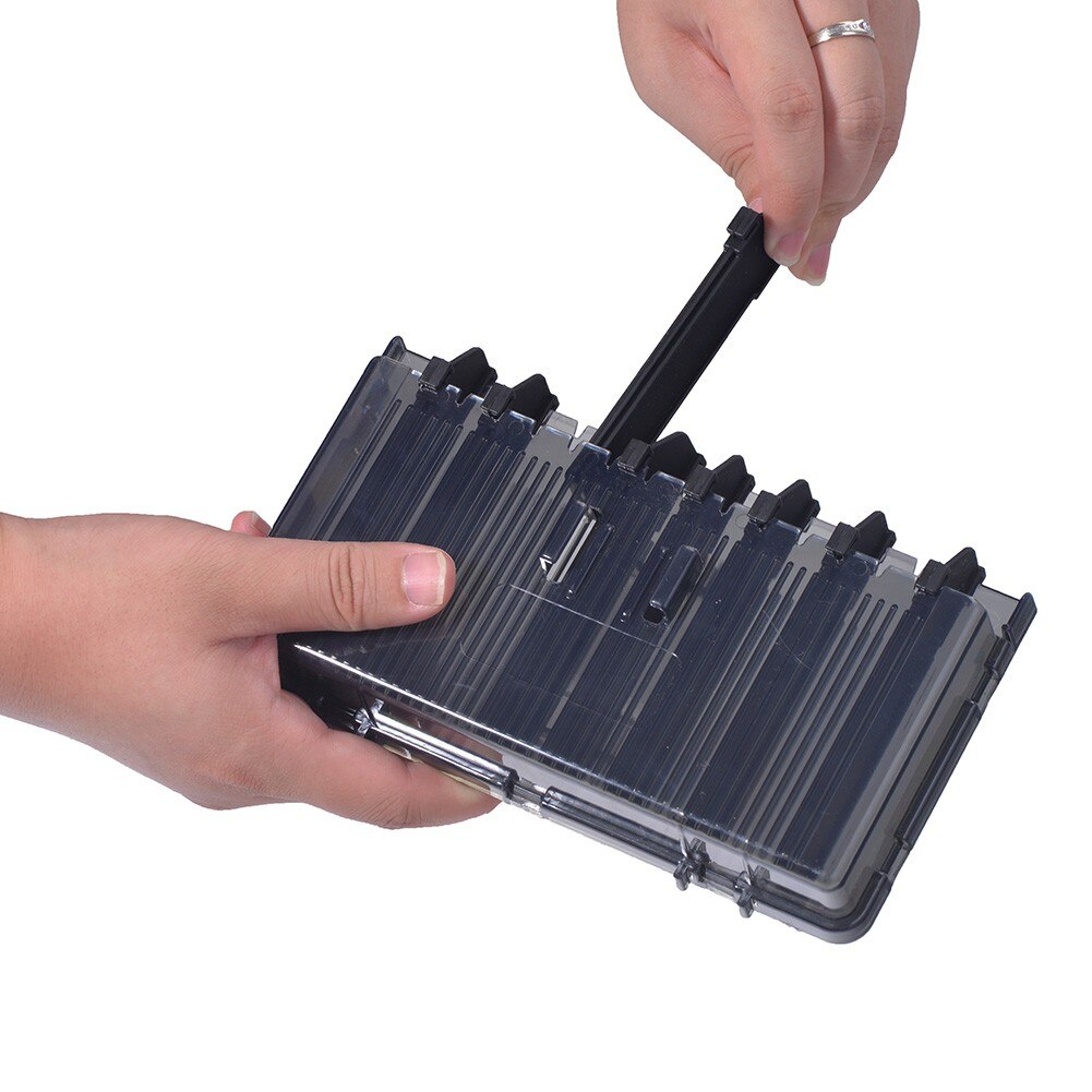 Bait Box Holder Raft Fishing Barrel Accessory Vertical Inserted Lure Case For MEIHO Box Hanging Hard Bait Sequins Storage Case