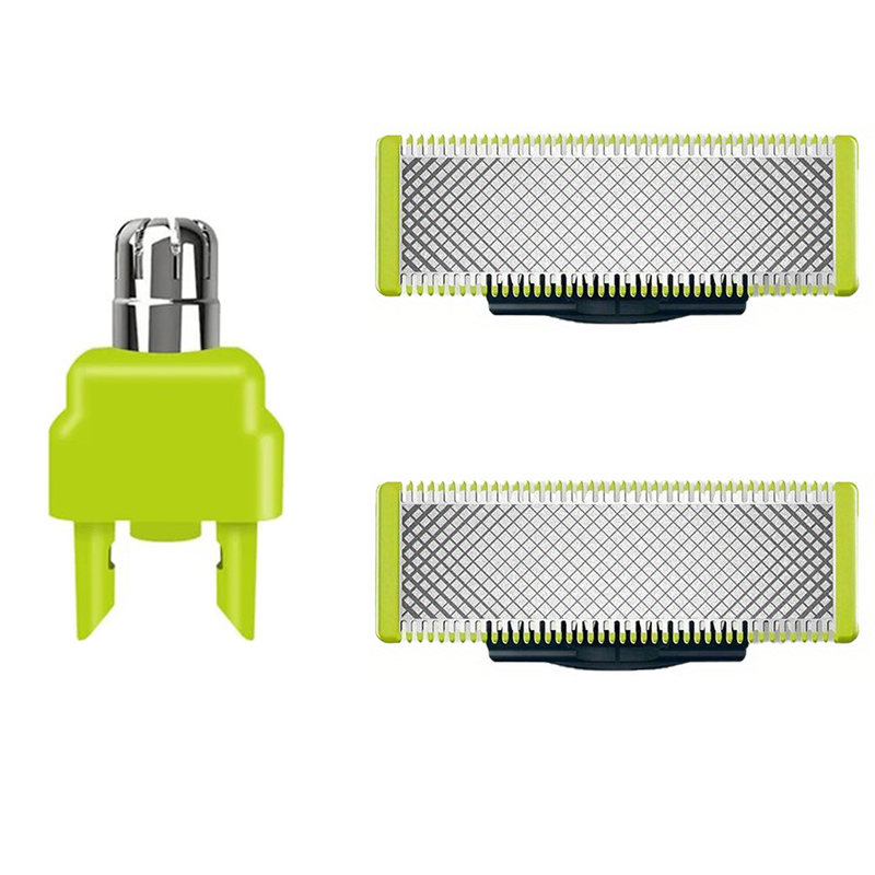 1-10 Stuks Elektrische Trimmer Scheerapparaat Vervanging Kit Voor Een Blade Scheerapparaat Voor QP2520/QP2530/QP2630/QP6510/QP6520/QP2523: green
