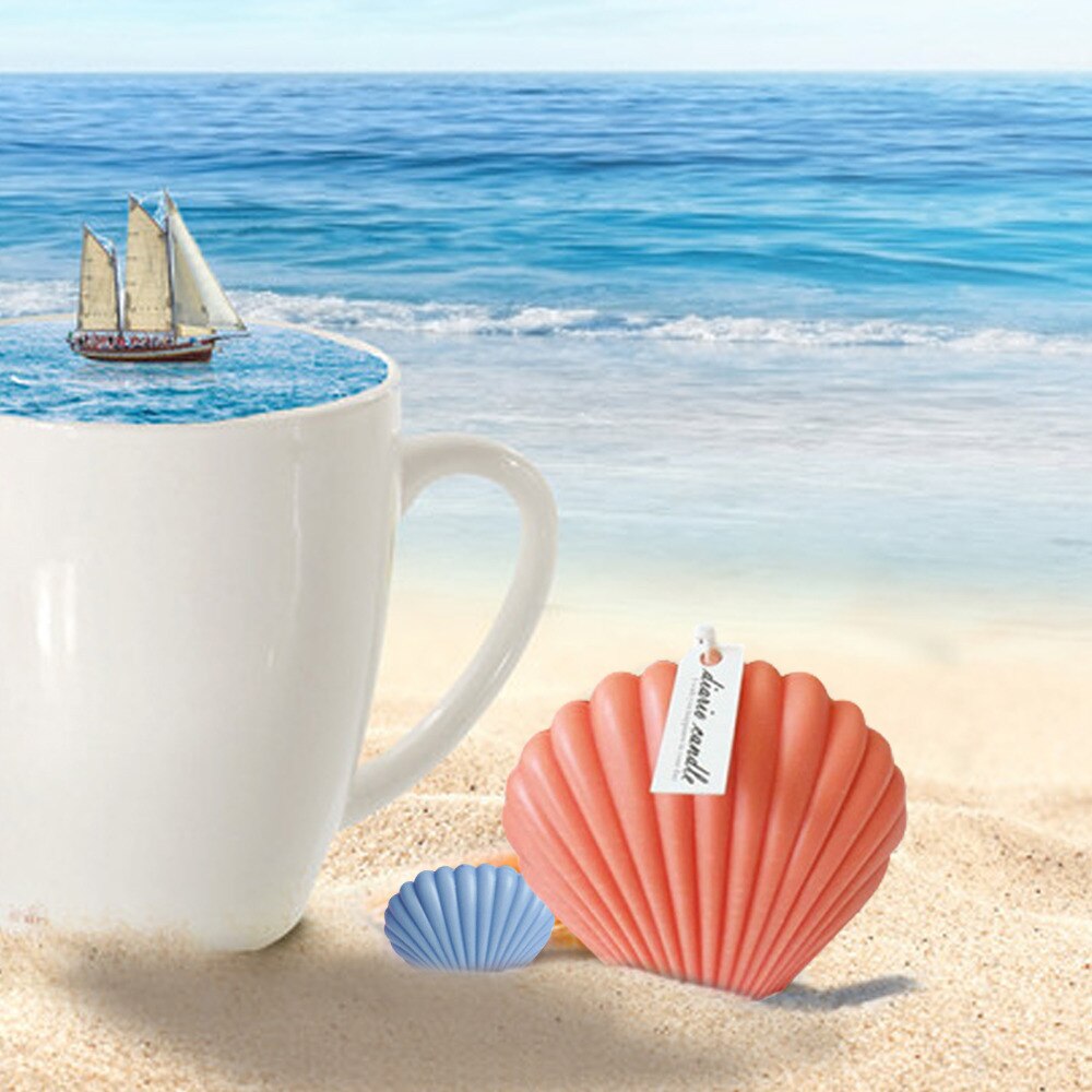 Silicone Mold Home Decoration Accessories Seashell Shell DIY Mold 3D Mould Soap Aromatherapy Craft Making