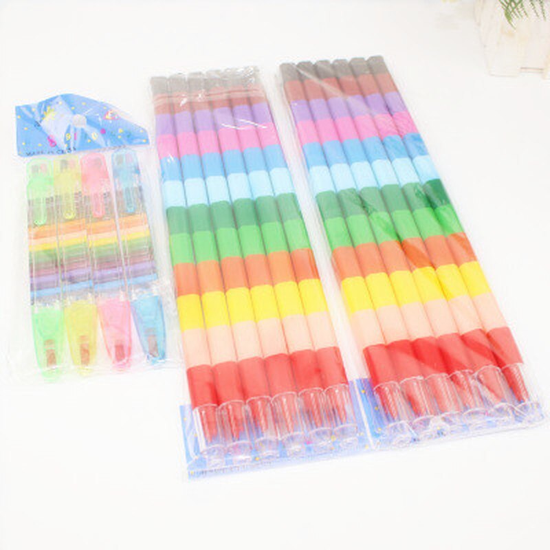 12 farger baby tegning fargestifter fargerike oljemaling penn barn barn blokker fargestifter maling forsyninger