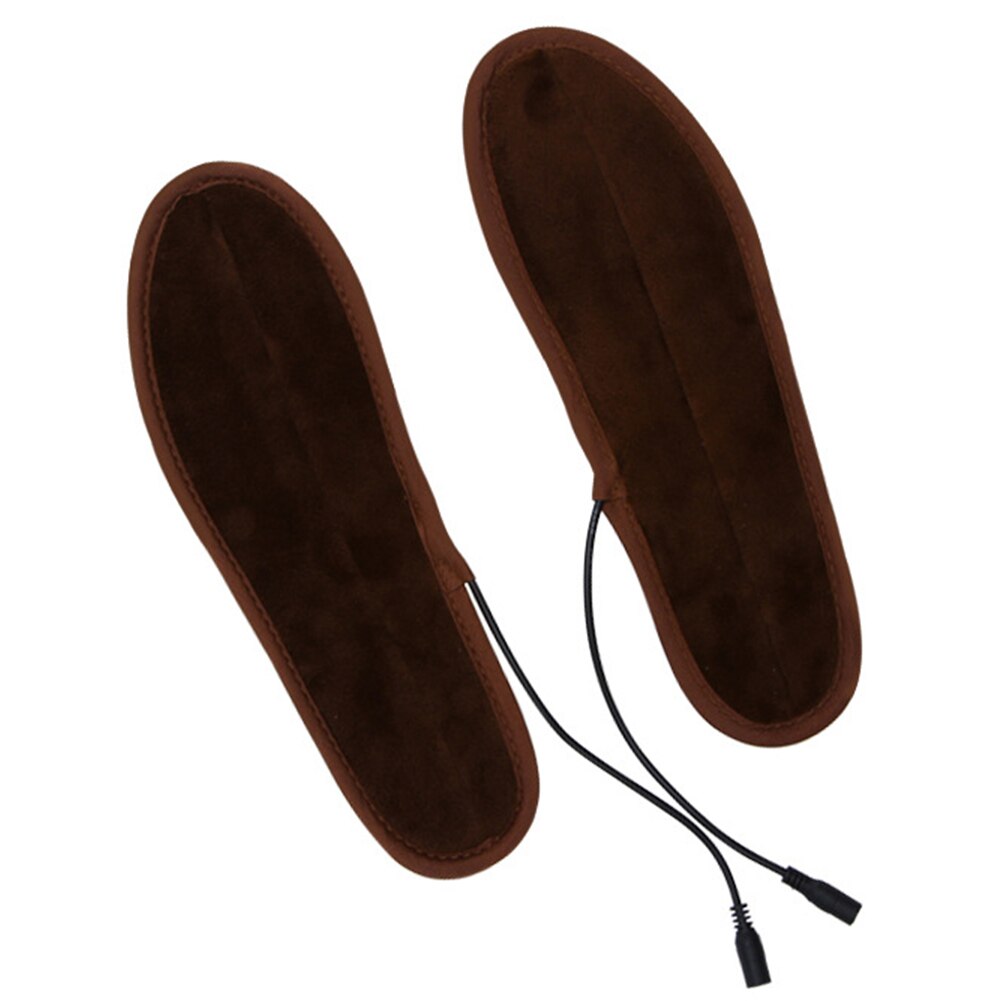 1 Paar Zachte Koude-Proof Usb Opladen Elektrische Verwarming Binnenzool Voet Warmer Pad