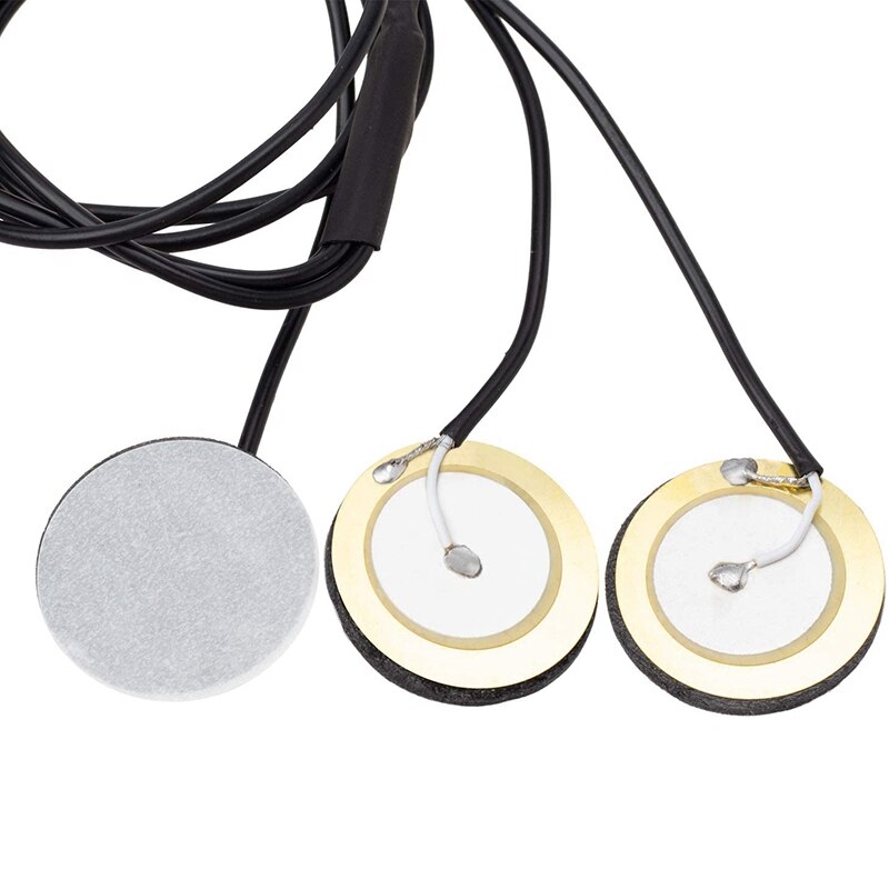 Pickups Piezo Transducer, 3 In 1 Microfoon Contact Zelfklevende Mono Piezo Pickup Voor Elektronische Gitaar Viool Ukulele