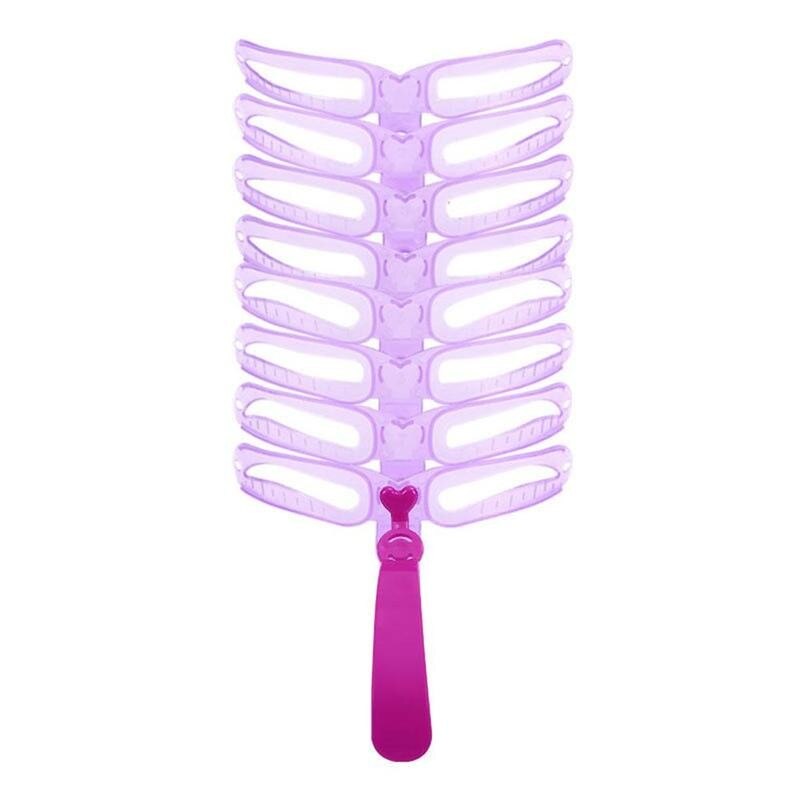 8 in1 Reusable Eyebrow Stencil Set Eyebrow Makeup Tools Aid Eyebrows Thrush Threading Beauty Kit Card Artifact Mold Makeup A1O1