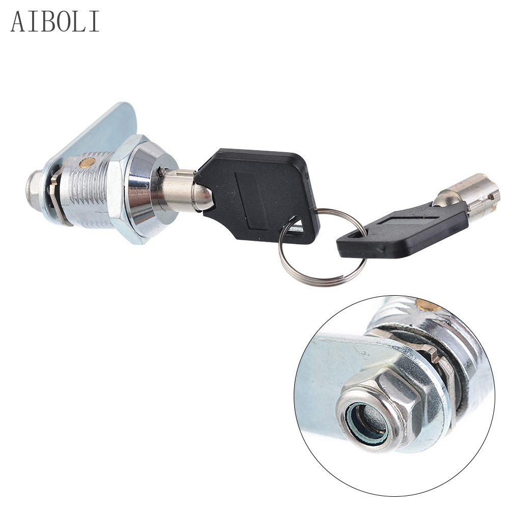 Cylinder Locks Door Cabinet Mailbox Padlock Drawer Cupboard Box Lock With 2 Keys For Furniture Hardware