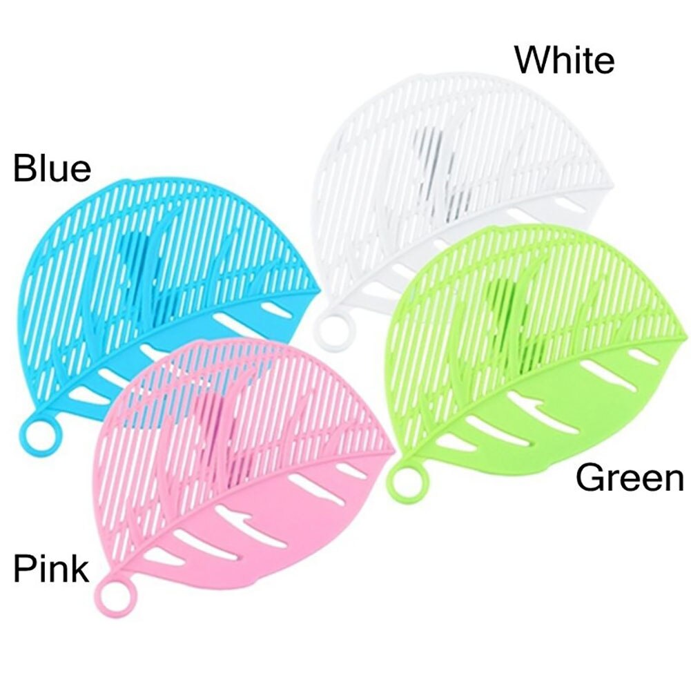 Noedels bonen zeef draagbare duurzame gevormde rijstblad waszeef gadget en filters keuken fruit groenten schoonmaakgereedschap