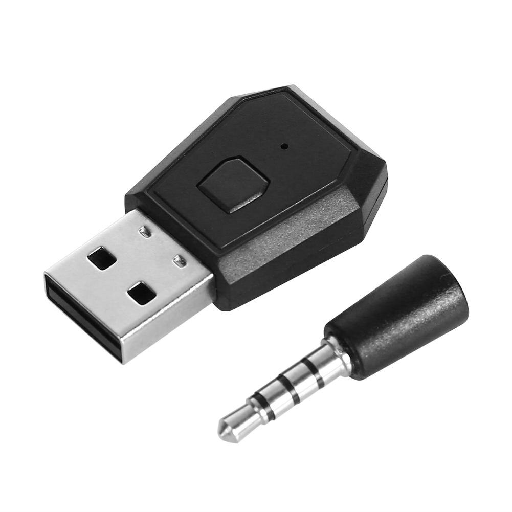 Adaptador inalámbrico compatible con Bluetooth para consola PS4, receptor de sonido USB 4,0, 3,5mm, accesorios de mando