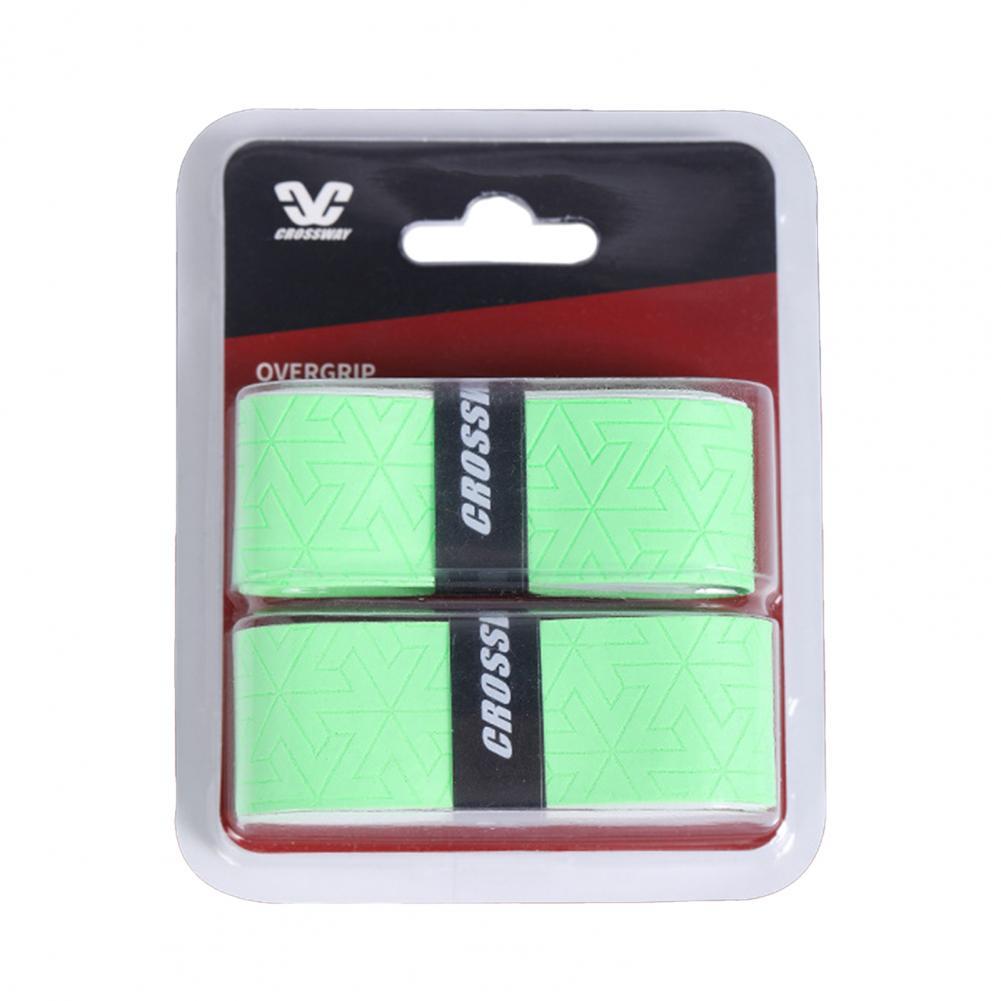 Racket Grip Cover Wear-resistant Racket Grip Band Faux Leather Practical Ergonomic Racket Handle Grip Tape:  Fluorescent Green