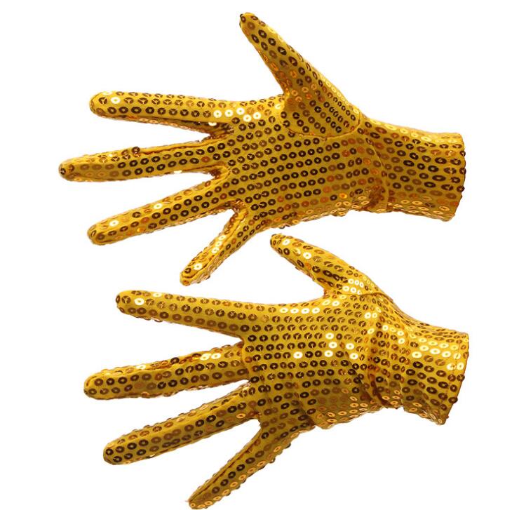 1 paar Michael Jackson Pailletten handschuhe Abend...  Grandado